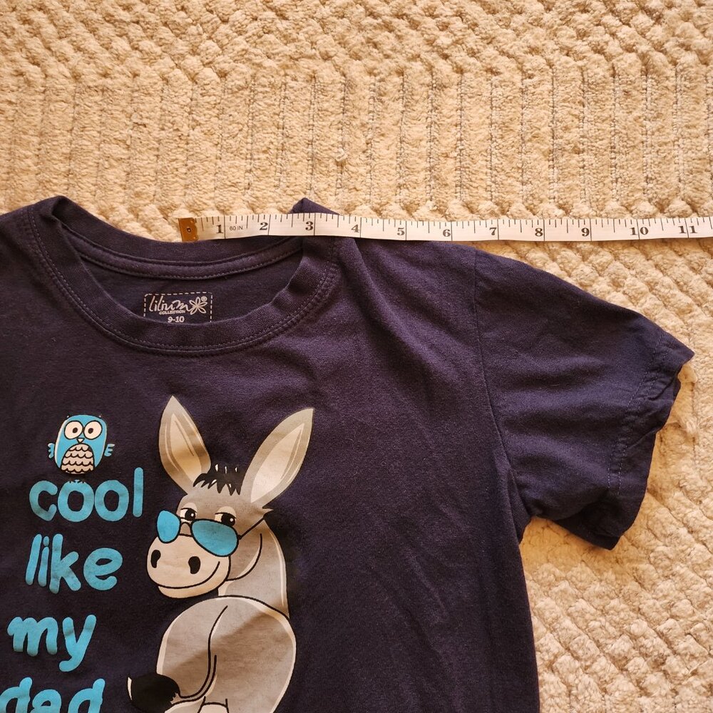 Kids Santorini Greece Tee – “Cool Like My Dad” – Size 9/10 - Picture 14 of 15